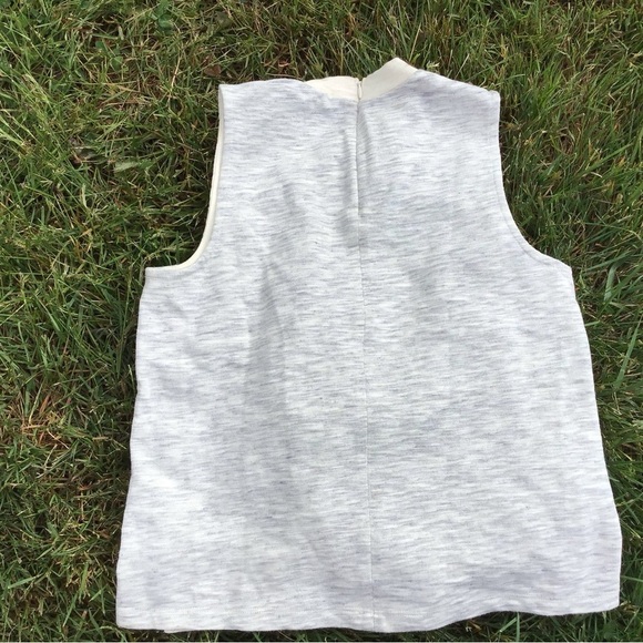 Madewell Mixtape Colorblock Heathered Mock Neck Sleeveless Knit Top​ Size Small - Picture 5 of 6